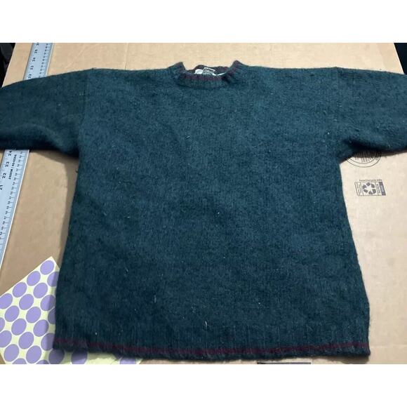 Eddie Bauer Green Legends Wool Knit Pullover XL, Vtg Men’s Sweater, 100%‎ Wool - Picture 1 of 11